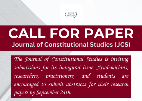 Call for Papers - JCS Volume I Issue I